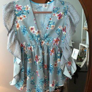 Floral Summer Blouse